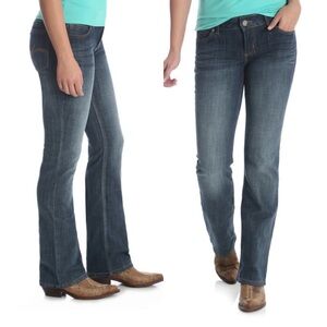 Wrangler Women’s Mid Rise Boot Cut Jeans sz 19 #09MWZAH
